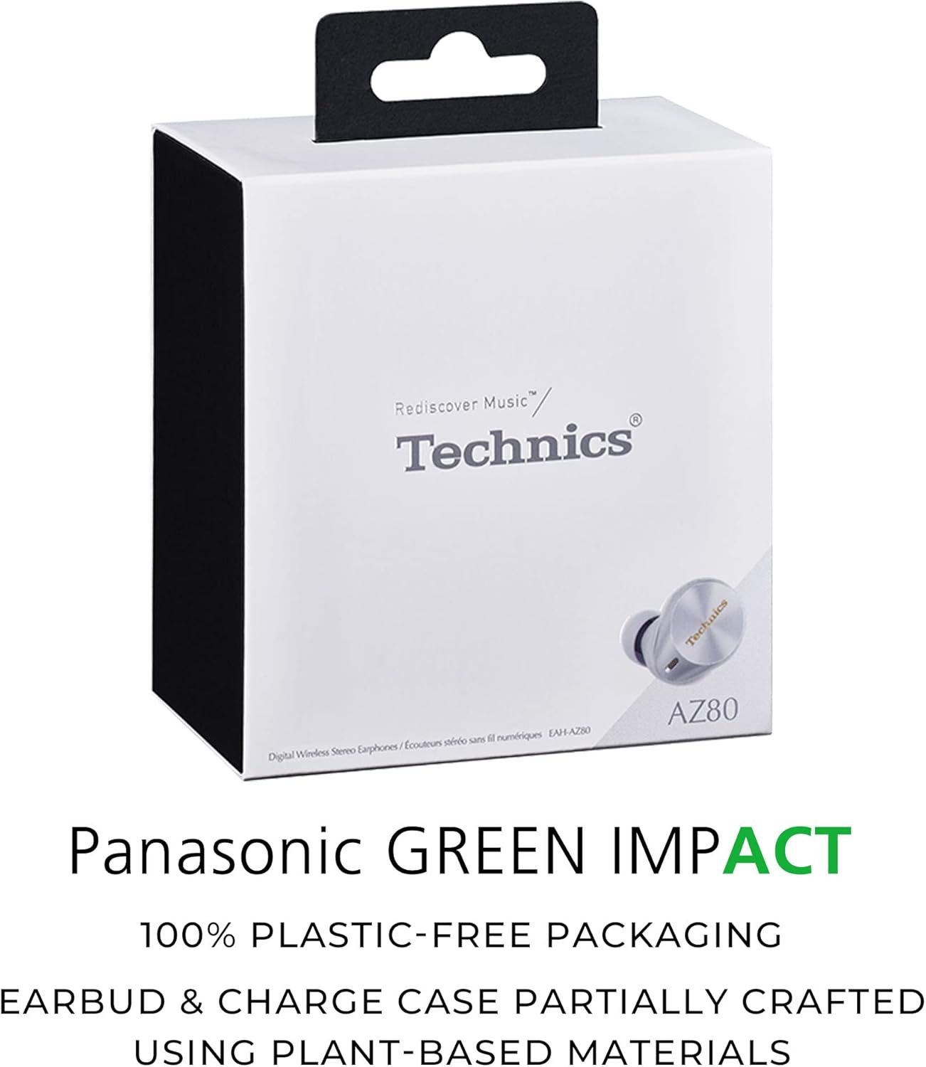 Technics Premium Hi-Fi True Wireless Bluetooth Earbuds with Advanced Noise Cancelling, 3 Device Multipoint Connectivity, Wireless Charging, Hi-Res Audio + Enhanced Calling - EAH-AZ80-S (Silver) - Image 9