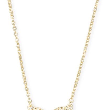 Kendra Scott Ari Heart Adjustable Length Pendant Necklace for Women, Fashion Jewelry