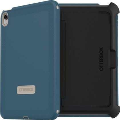 OtterBox Defender Series Case for iPad (A16) & iPad 10th Gen - BAHA Beach (Blue), Rugged, Durable, Multi-Layer Protection