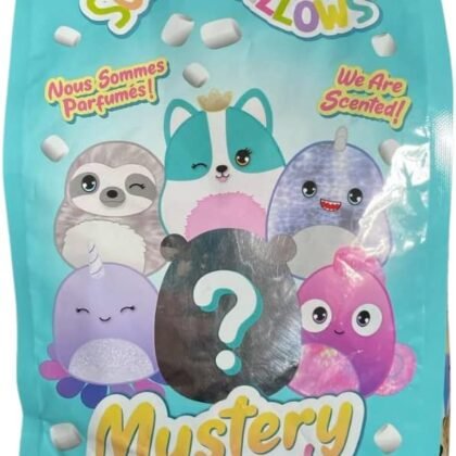 Squishmallow Kellytoy 2021 Limited Edition Scented Axolotl Mystery Squad Bag 8” Plush