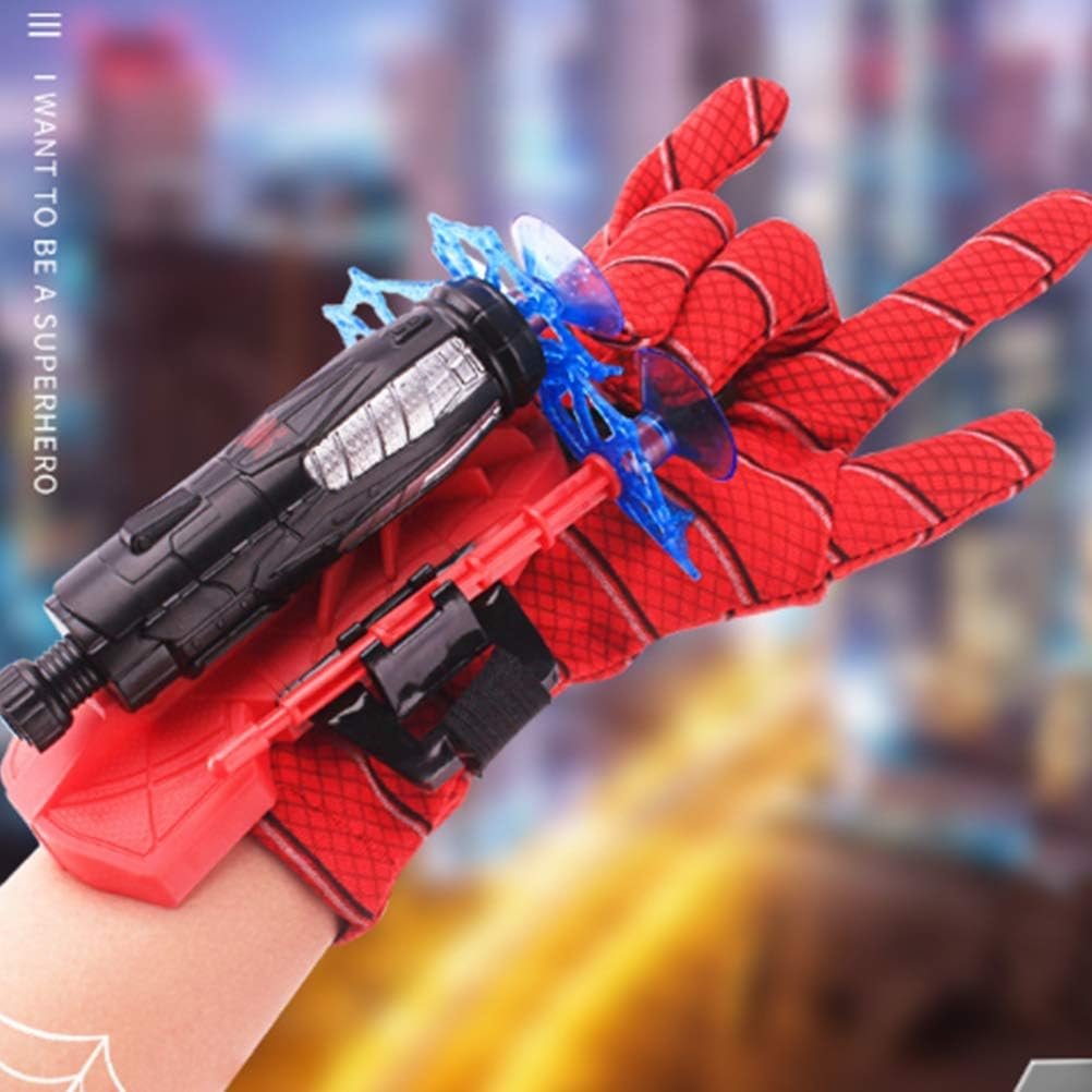 keivon Spider Gloves Man Web Shooter for Kids, Launcher Spider Kids Plastic Cosplay Glove Hero Movie Launcher Wrist Toy Set Funny Decorate Children Funny Educational Toys - Image 6