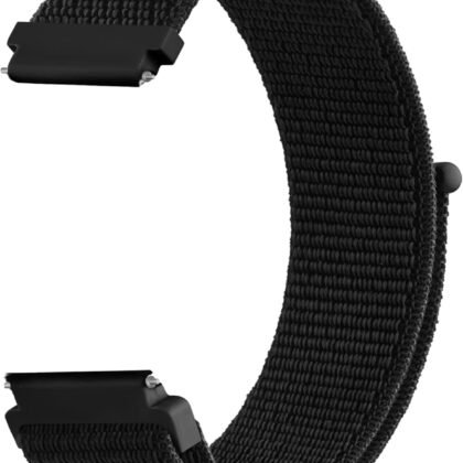 Replacement Band for Garmin Vivoactive 4 Watch Bands/Garmin Forerunner 255/265 / Forerunner 935/945 Bands, Nylon Sports Loop Strap Wristbands for Garmin Venu 3 / Garmin Venu 2 Smartwatch Women Men