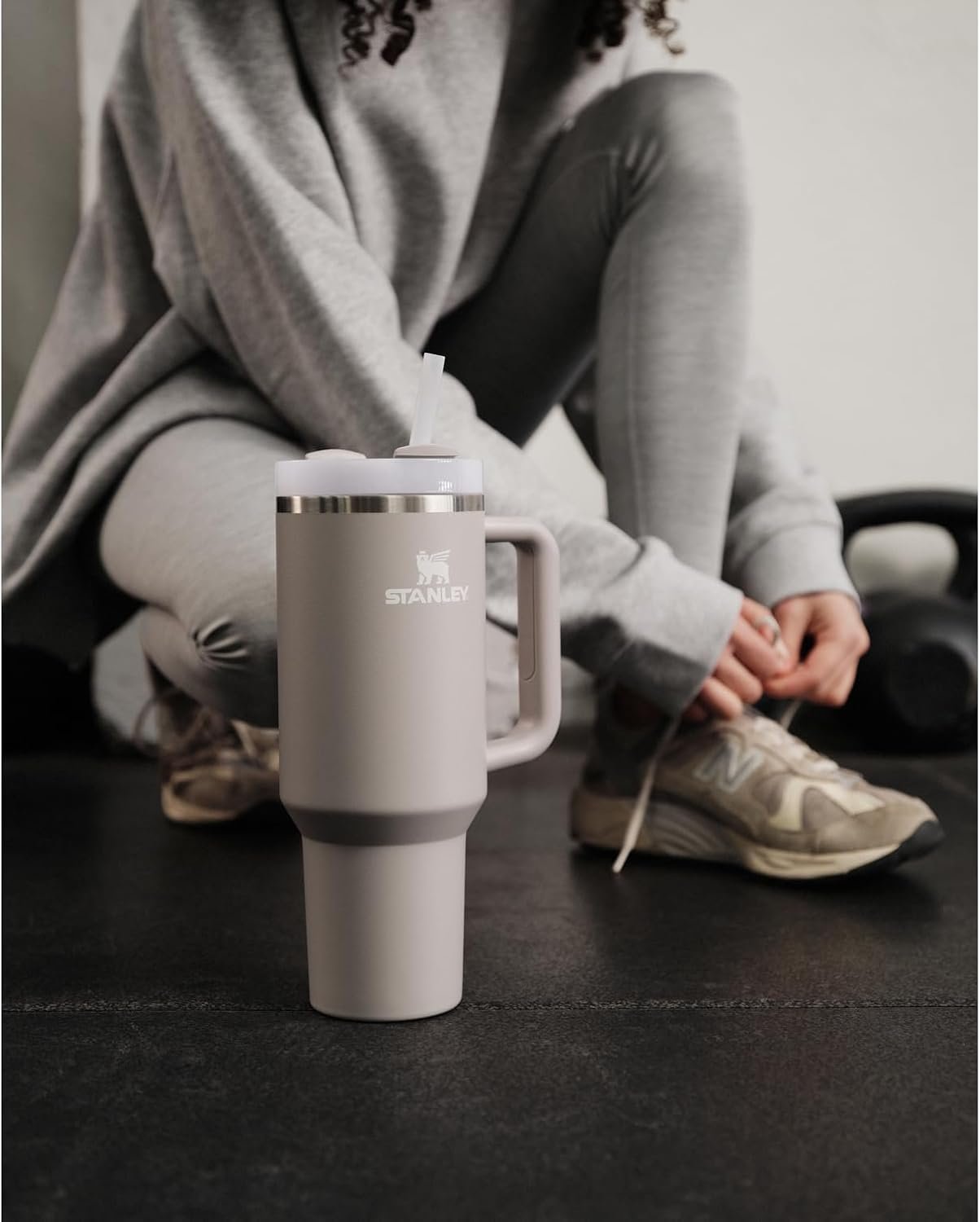 STANLEY Quencher H2.0 Tumbler with Handle and Straw 40 oz | Flowstate 3-Position Lid | Cup Holder Compatible for Travel | Insulated Stainless Steel Cup | BPA-Free | Ash - Image 4