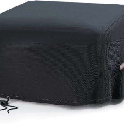 YOWDUTY Grill Cover for Blackstone 22” Griddle with Hood - Waterproof & Windproof Heavy Duty 600D Polyester 22 inch Tabletop Griddle Cover for Blackstone