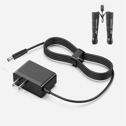 Charger Compatible with Hyperice Normatec 3 2.0 Pro Leg Compression Massager Replacement Power Supply Cord for NormaTec 30121 60030 001-03 60010 001-00 60000-001-03 System Pulse Recovery Adapter Cable