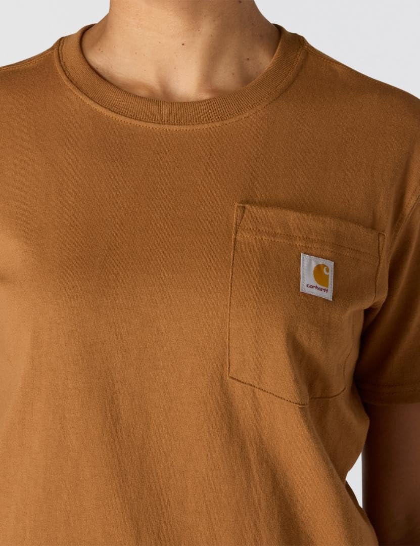 Carhartt Women’s Loose Fit Heavyweight Short-Sleeve Pocket T-Shirt - Image 5