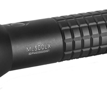 MAGLITE ML300LX 2-Cell D LED Flashlight, Adjustable Beam, Water-Resistant, QuickClick Modes, Extended Battery Life – Black