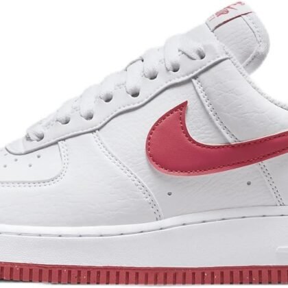 Nike Air Force 1 '07 Women's Shoes (DC9486-102, White/Aster Pink) Size 12