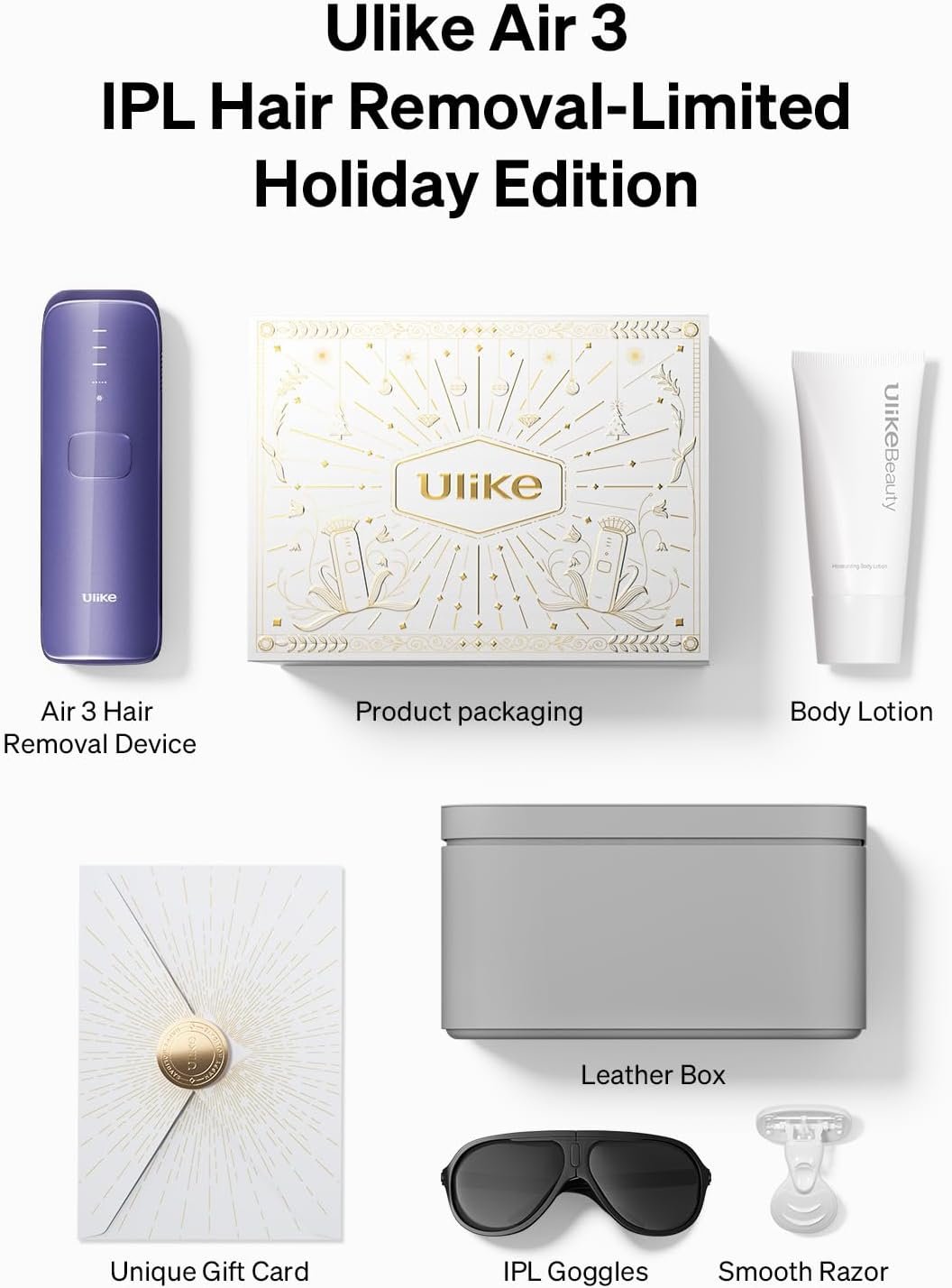 Ulike Laser Hair Removal, Air 3 IPL Hair Removal with Gift Set, Sapphire Ice-Cooling for Nearly Painless Treatment & Long-Lasting Hair Removal Results, Safe for Whole Body Use - Image 8