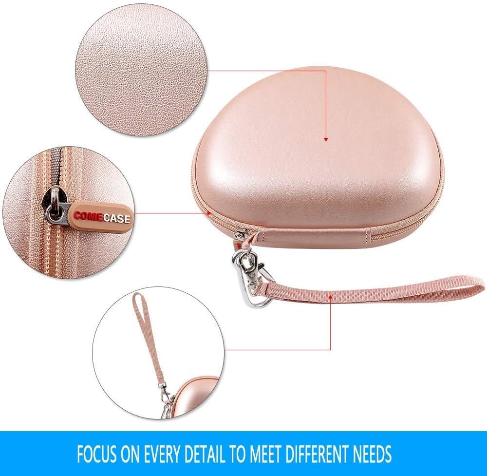 Headphone Case for Beats Solo 4/ for Glynzak/for Picun B8/ for Beats Studio Pro, Solo3, Studio3, Solo2, Solo Pro On-Ear Headphones, Foldable Bluetooth Wireless Headset (Extra Large) - Rose Gold - Image 2