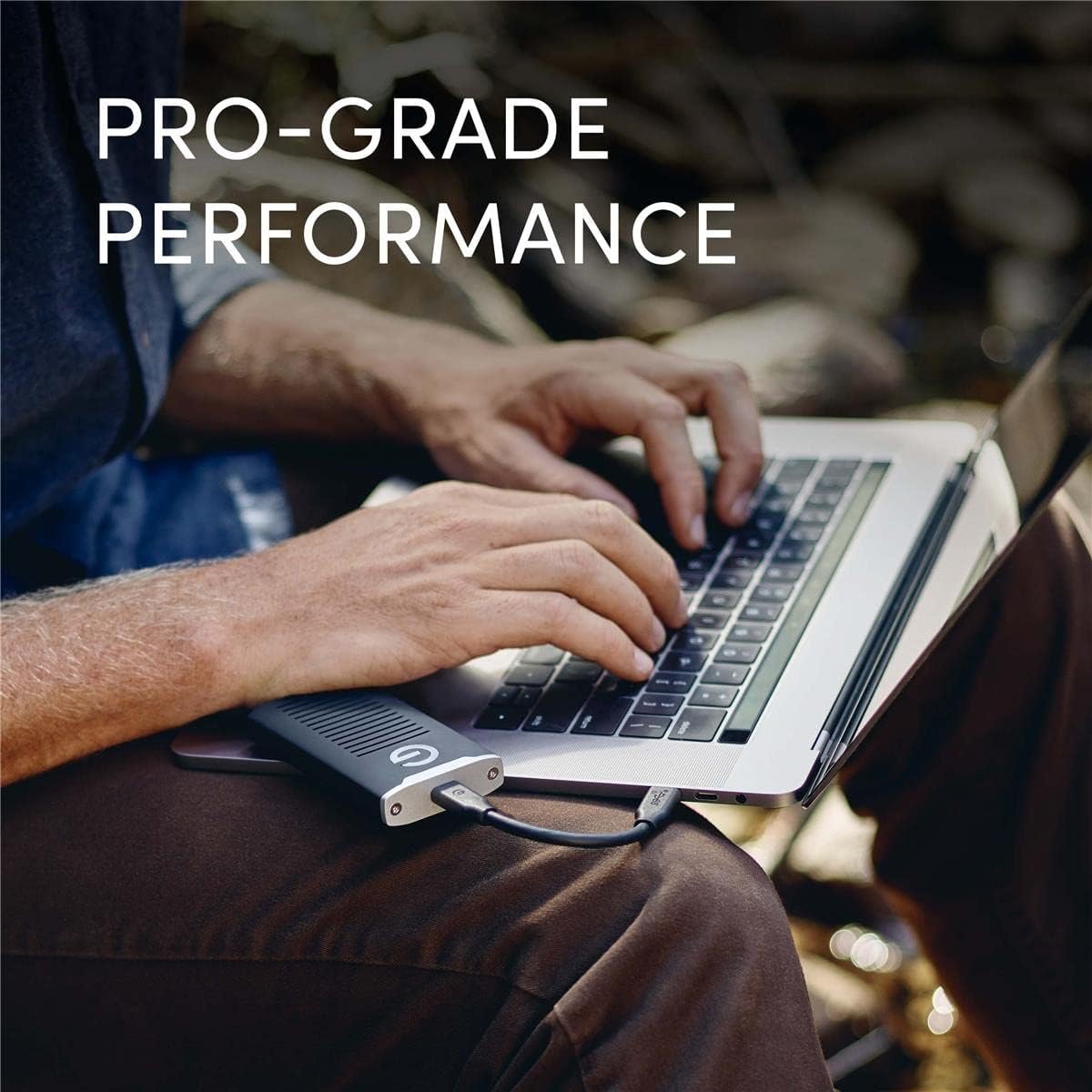 SanDisk Professional 4TB G-Drive SSD - Ultra-Rugged, IP67 Dust/Water Resistant, Portable External NVMe Solid State Drive, Up to 1,050 MB/s, USB 3.2 Gen 2 - SDPS11A-004T-GBANB - Image 3