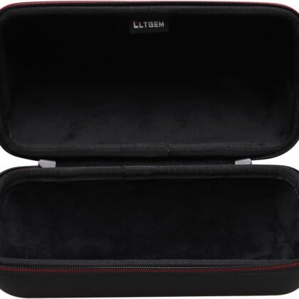 LTGEM Case Compatible with JBL Pulse 5 Waterproof Portable Speaker with Shoulder Strap, Black