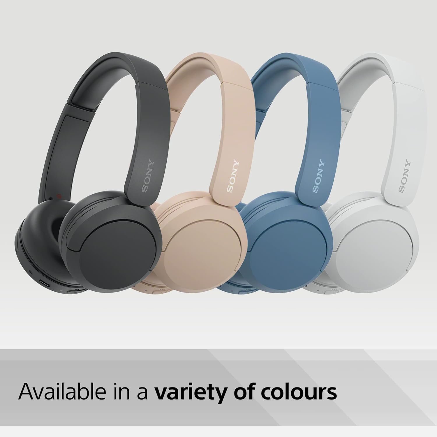 Sony Wireless Bluetooth Headphones - Up to 50 Hours Battery Life with Quick Charge Function, On-Ear Model - WH-CH520W.CE7 - Limited Edition - Matte White - Image 5