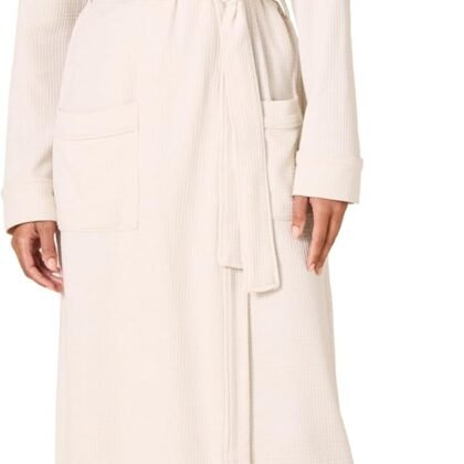 Amazon Essentials Women's Lightweight Waffle Full-Length Robe (Available in Plus Size)
