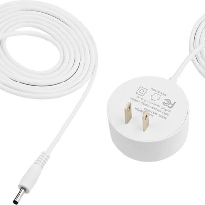 2-Pack - 6-Foot Power Adapter Compatible with Google Nest Mini, Nest Hub, Nest WiFi Router and Nest WiFi Point Power Cable