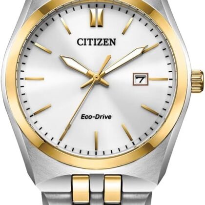 Citizen Men's Classic Corso Eco-Drive Watch, 3-Hand Date, Luminous Hands and Markers
