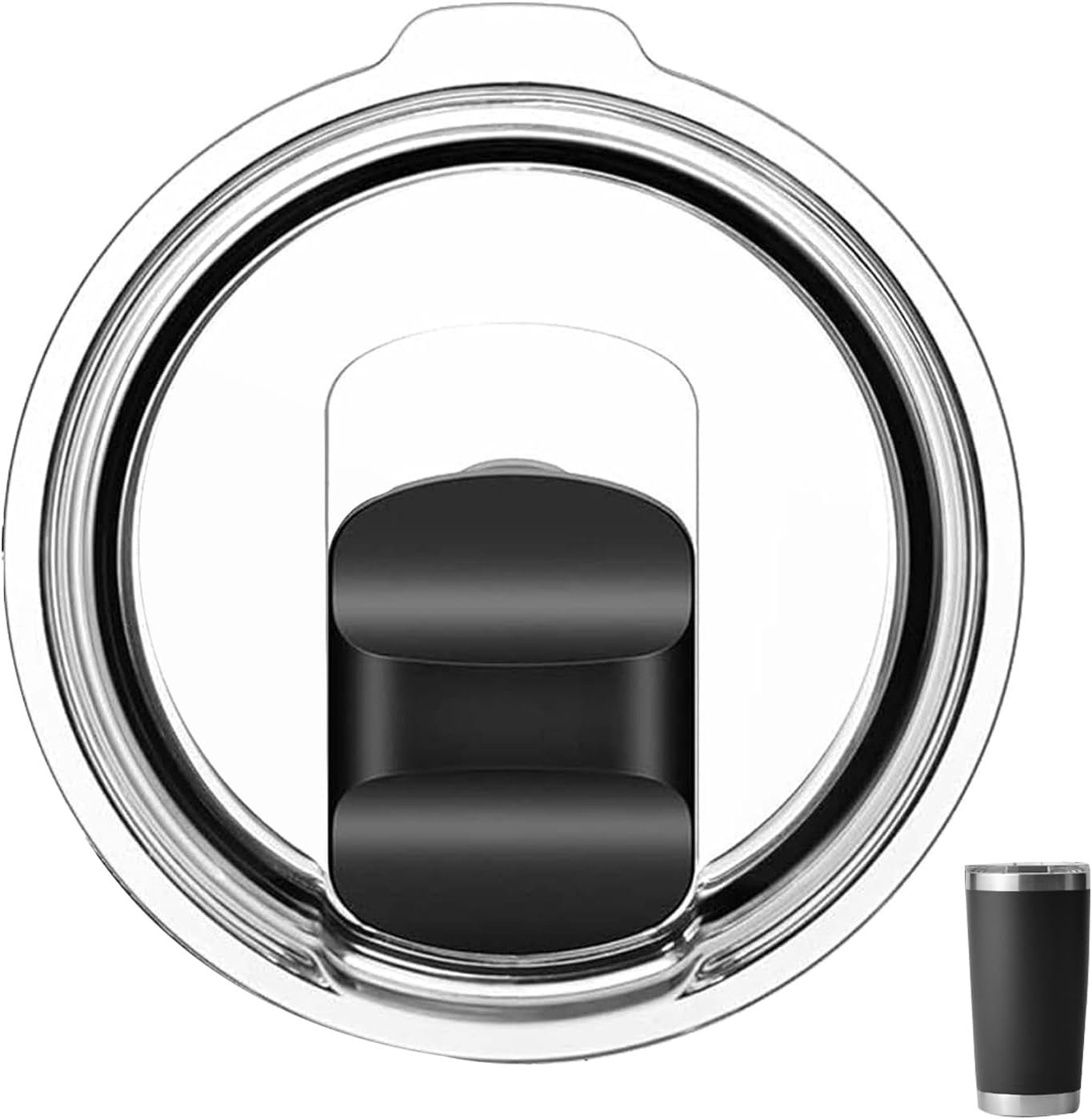 Yeti Replacement Lids - Magnetic Slider for 20 oz, 16 oz, 10 oz & 24 oz - Fits Ozark Trail, Rtic Tumbler & Mugs