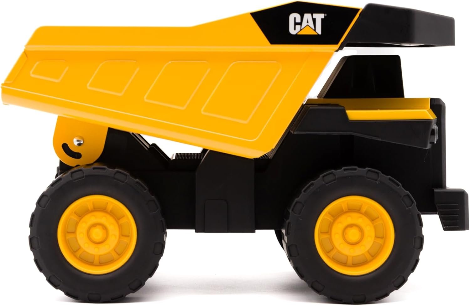 CAT Construction, Compact Steel Max Dump Truck 12" - Heavy Duty Steel Construction Toy with Realistic Working Dump Bed – Durable Vehicle for Indoor & Outdoor Play – Ages 3+ - Image 3
