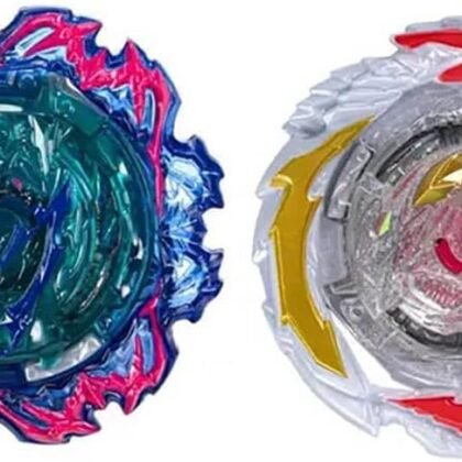 Beyblade Burst QuadStrike Gambit Dragon D8 and Ambush Achilles A8 Spinning Top Dual Pack, 2 Battling Game Top Toy for Kids Ages 8 and Up
