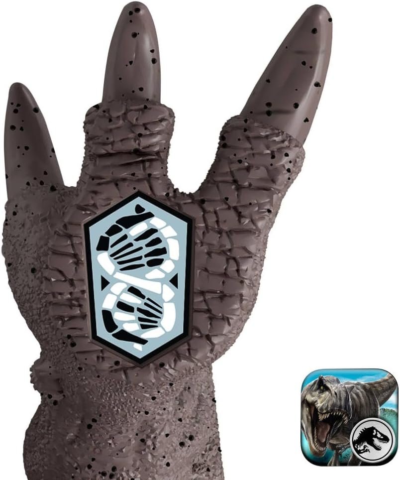 Mattel Jurassic World Rebirth Vehicle with 1 Human & 1 Dinosaur Figure, Launch ‘N Battle Truck, Martin Krebs Figure & Raptor, Turret & 2 Projectiles - Image 6