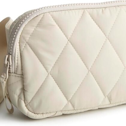 Vera Bradley Women's Featherweight Woodward Small Belt Bag, Leaf Me Not Paisley, One Size