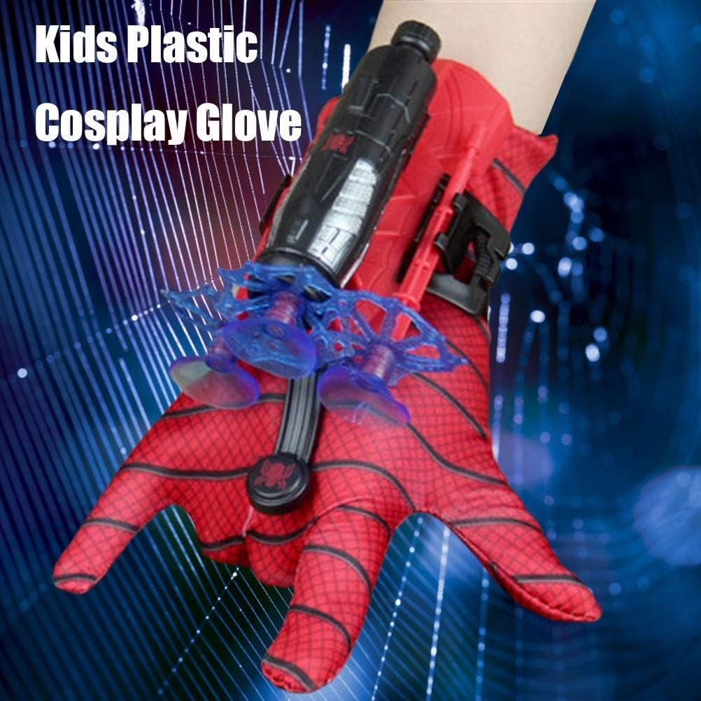 keivon Spider Gloves Man Web Shooter for Kids, Launcher Spider Kids Plastic Cosplay Glove Hero Movie Launcher Wrist Toy Set Funny Decorate Children Funny Educational Toys - Image 7