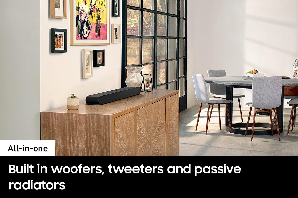 SAMSUNG HW-S60B 3.1ch Soundbar w/Dolby Atmos, DTS Virtual:X Q Symphony, Adaptive Sound, Game Mode, Bluetooth Connection, 2022 - Image 3