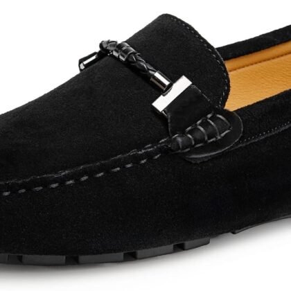 Go Tour Men's Penny Loafers Moccasin Driving Shoes Slip On Flats Boat Shoes