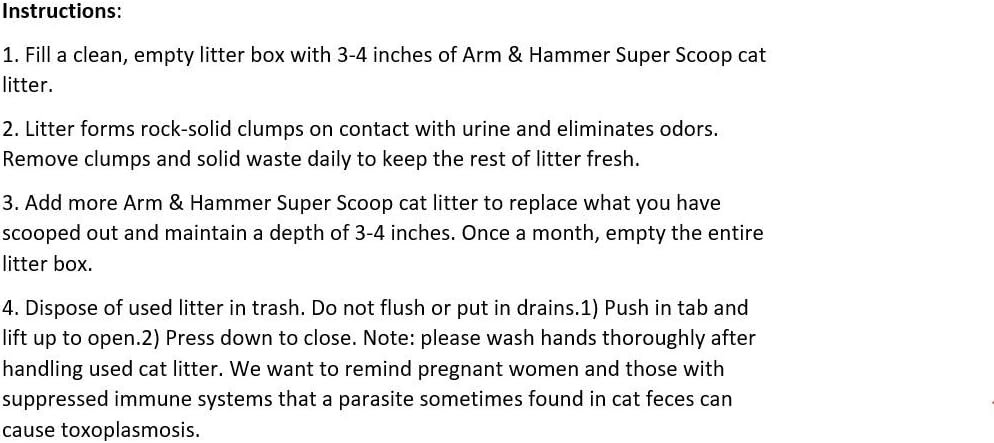 Arm & Hammer Super Scoop Litter, Fragrance Free,14 Lbs (Packaging May Vary) - Image 3