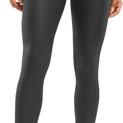 CRZ YOGA No Front Seam Faux Leather Leggings 25'' - Butterluxe Matte High Waist Stretch Tights Womens Pleather Pants