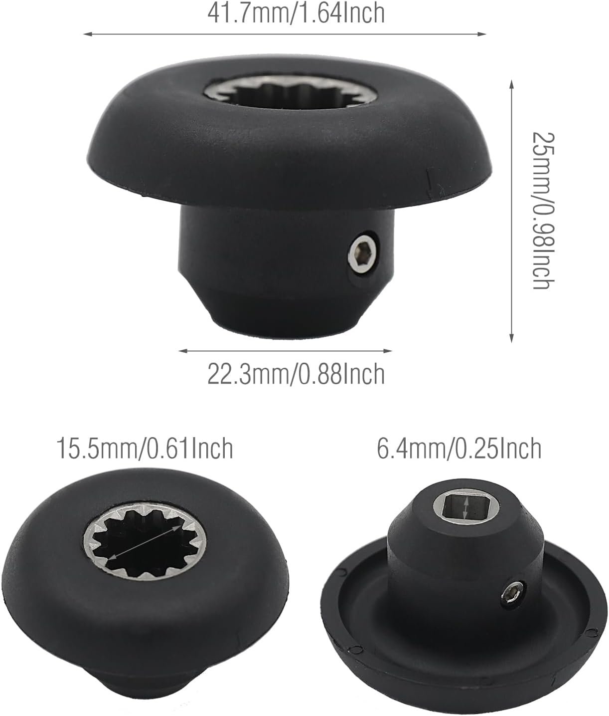 2 Pack Blender Drive Socket 891 802 15546 15547 with Allen Wrench, Compatible with Vitamix Blenders 5200 5006 5012 5057 5062 Series, Made for Most Vitamix Commercial Machines - Image 3