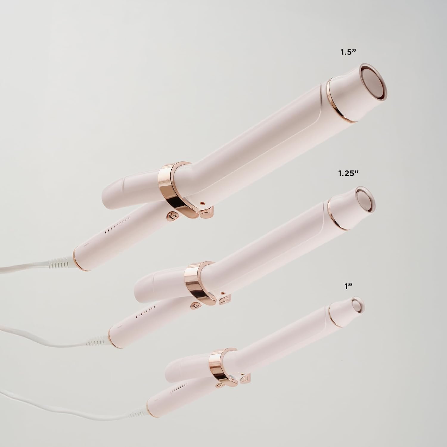 T3 SinglePass Curl X Extra-Long Barrel 1", 1.25", 1.5" Curling Iron with 9 Heat Settings and Ceramic Barrel for Fast Styling and Lasting Results on All Hair Types - Image 6