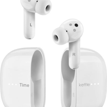 Timekettle M3 Language Translator Earbuds, Two-Way Translator Device with APP for 40 Languages Online, Voice Translator for Exploring Expat Life Freely, Compatible with iOS, Android (Online Version)