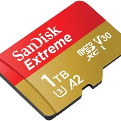 SanDisk 1TB Extreme microSDXC UHS-I Memory Card with Adapter - Up to 160MB/s, C10, U3, V30, 4K, A2, Micro SD - SDSQXA1-1T00-GN6MA