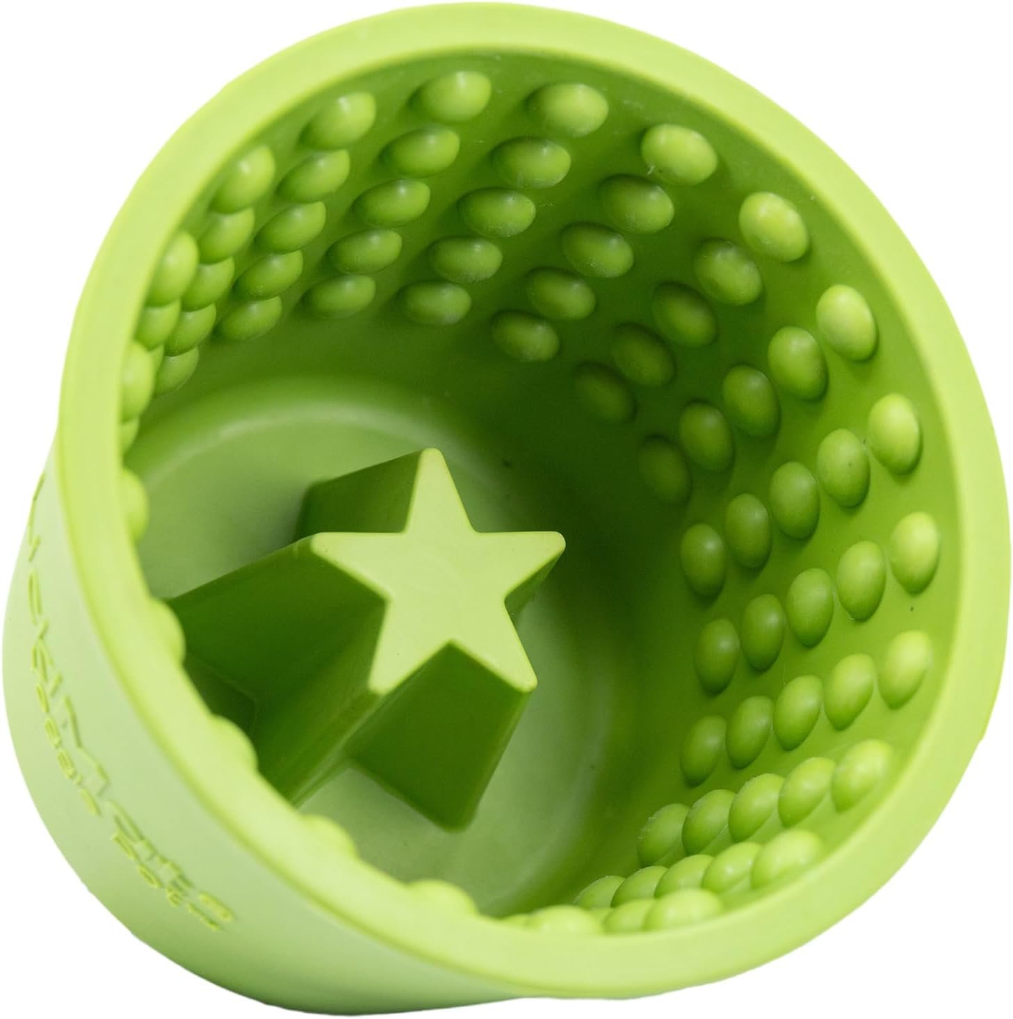 LICKIMAT Yoggie Pot – Distraction, Fun and Enrichment. Long Lasting Rubber Licking Treat Dispenser for All Dog Sizes and Slow Feeder for Small Dogs - Green - Image 3