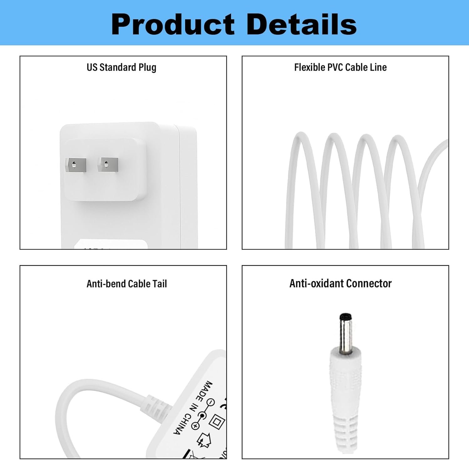 Compatible with Google Nest Mini, Nest Hub, Nest WiFi routers, and The Nest WiFi 14V Power Adapter Charger. - Image 5