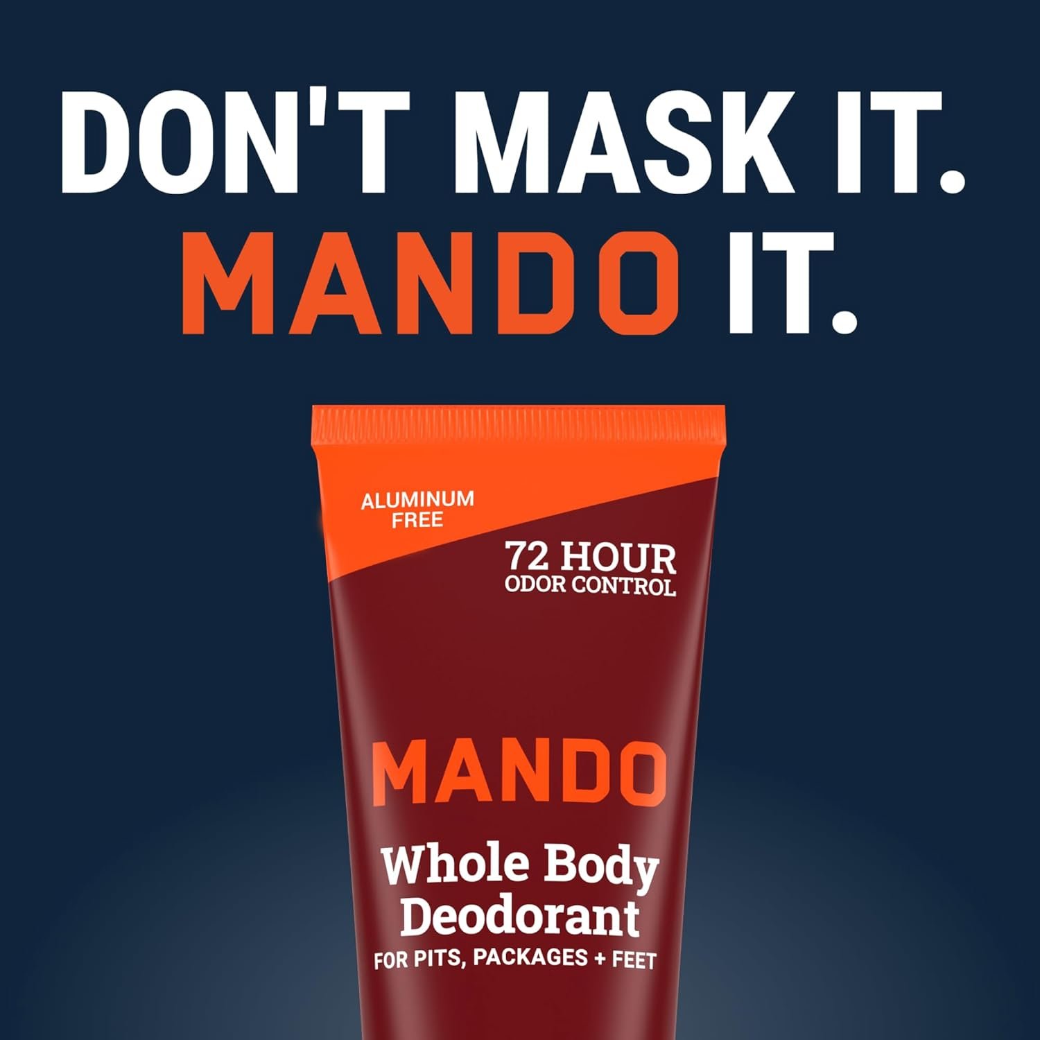 Mando Whole Body Deodorant For Men - Invisible Cream - 72 Hour Odor Control - Aluminum Free, Baking Soda Free, Skin Safe - 3 Ounce Tube (Pack of 2) - Bourbon Leather - Image 5