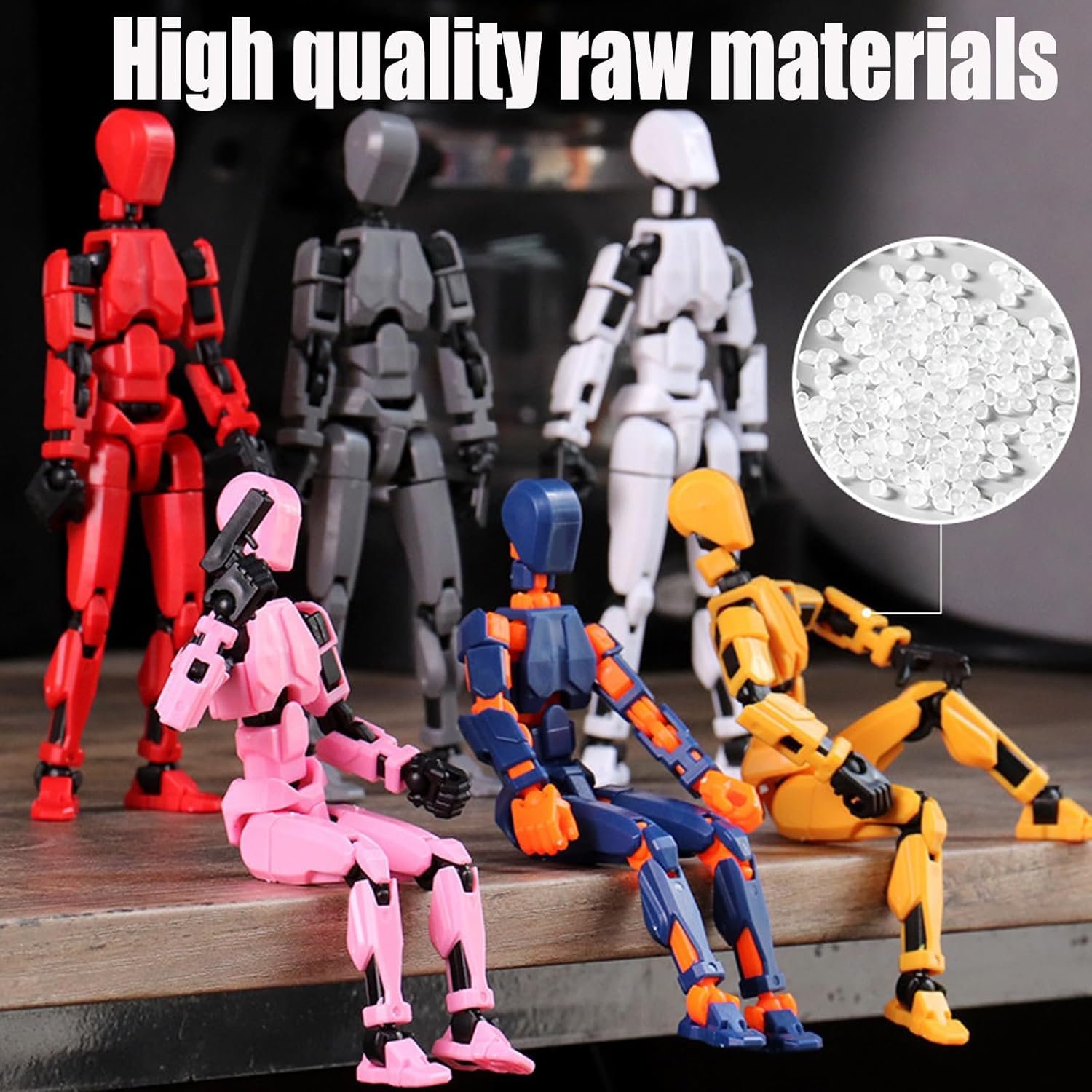 2025 New Assembly Completed-Titan 13 Action Figure,Dummy Robot 13 Action Figures Set,3D Printed Multi-Jointed Action Figures,Nova 13 Action Figure for Collectors Desktop Decorations (5pcs) - Image 5