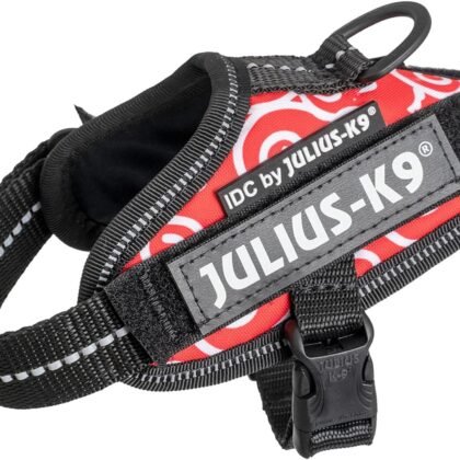 Julius-K9 IDC Power Harness, Size: 2XS/Baby 2, Arabesque Red