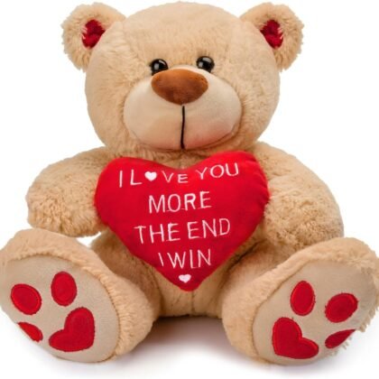 Valentines Day Gifts for Her Kids: 10 Inches Teddy Bear Funny Cute Stuffed Animal Plush Present, Valentines Day Birthday Gifts for Him Women Girlfriend Boyfriend Wife Mom Fiancée
