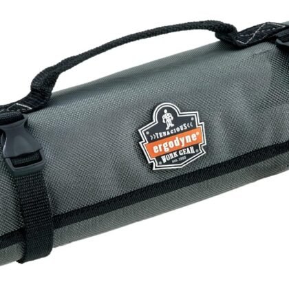 Arsenal 5870 Tool Roll-Up Pouch, 25-Pockets, Polyester, Gray