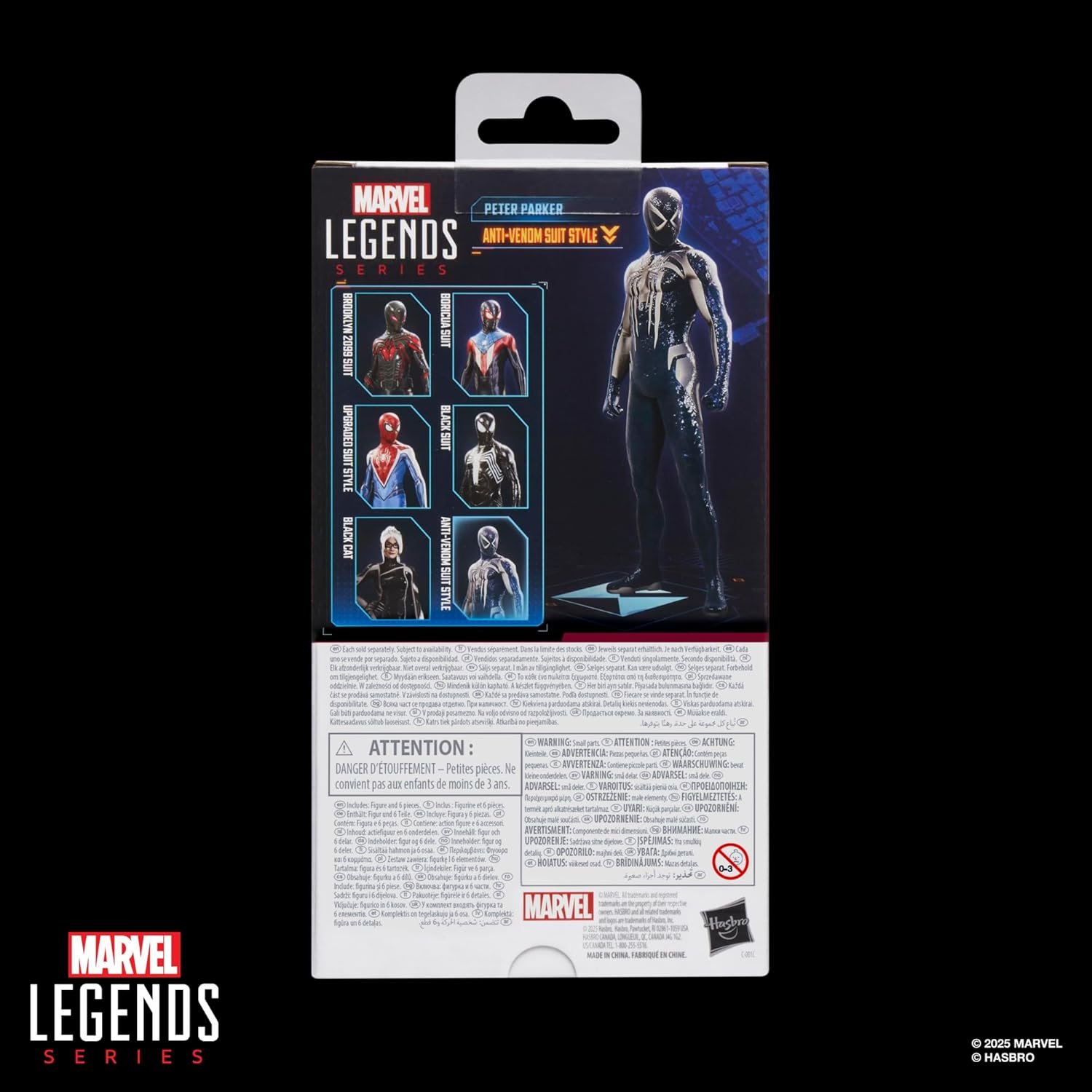 Marvel Legends Series Gamerverse Peter Parker Anti-Venom Suit Style, Spider-Man 2 Video Game-Inspired Collectible 6 Inch Action Figure - Image 11