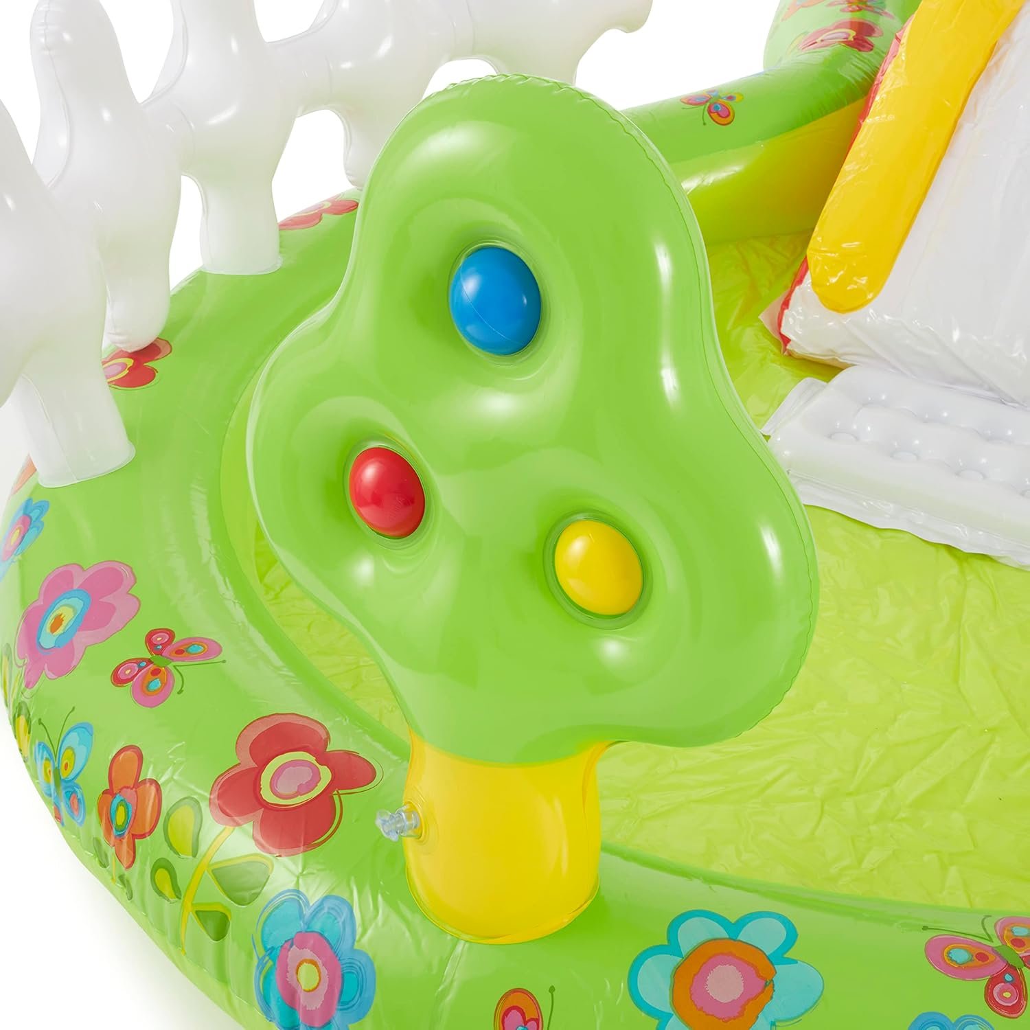 INTEX Garden Inflatable Kiddie Pool: Inflatable Kids Pool with Water Sprayer and Slide – Splash Pad – 114" x 71" x 41" – Ages 3+ - Image 7