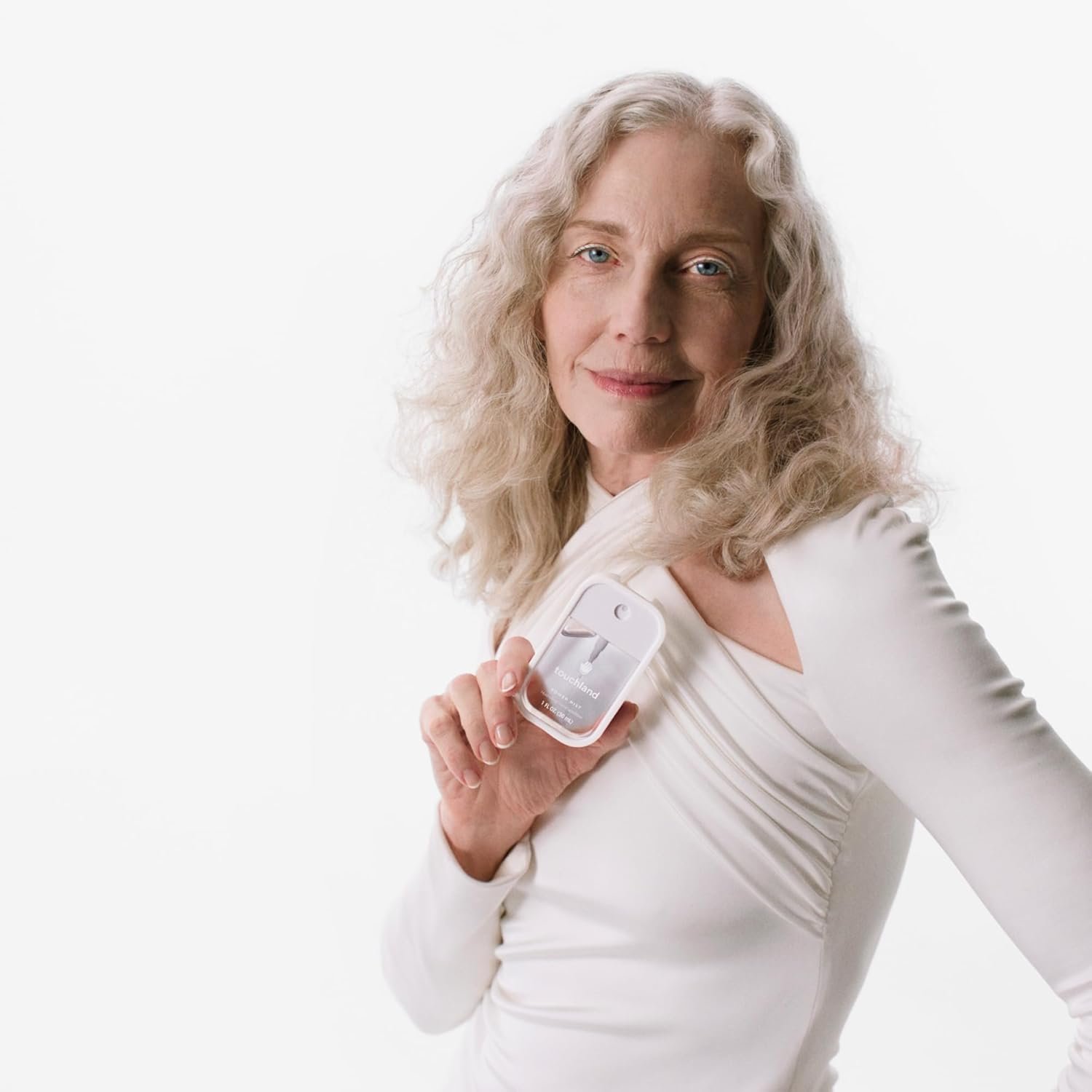 Touchland Hand Sanitizer Mist Case 1FL. OZ., Protective and Stylish Hand Sanitizer Spray Accessory, Silicone Case with Keyring, Purple Haze - Image 2