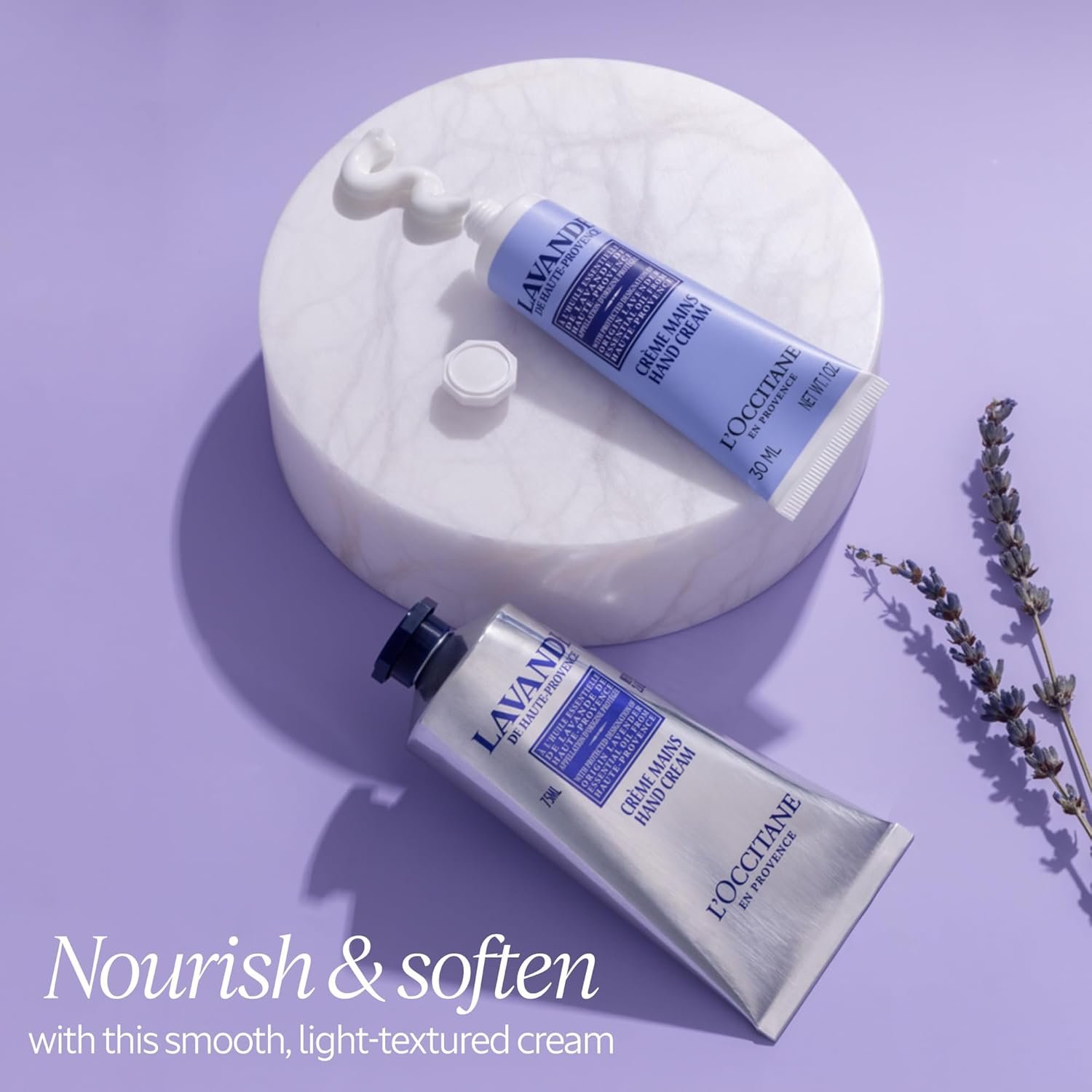 L'OCCITANE Hand Cream: Nourishes Very Dry Hands, Protects Skin, With Shea Butter, Vegan, Lavender, Cherry Blossom, Rose, Neroli Orchidee, Verbena, Peony, Barbotine - Image 3