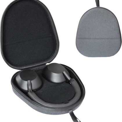 Hard Case for Sony WH-1000XM5 Noise Cancelling Headphones Protective Carrying Case Travel Portable Storage Bag with Cable Storage