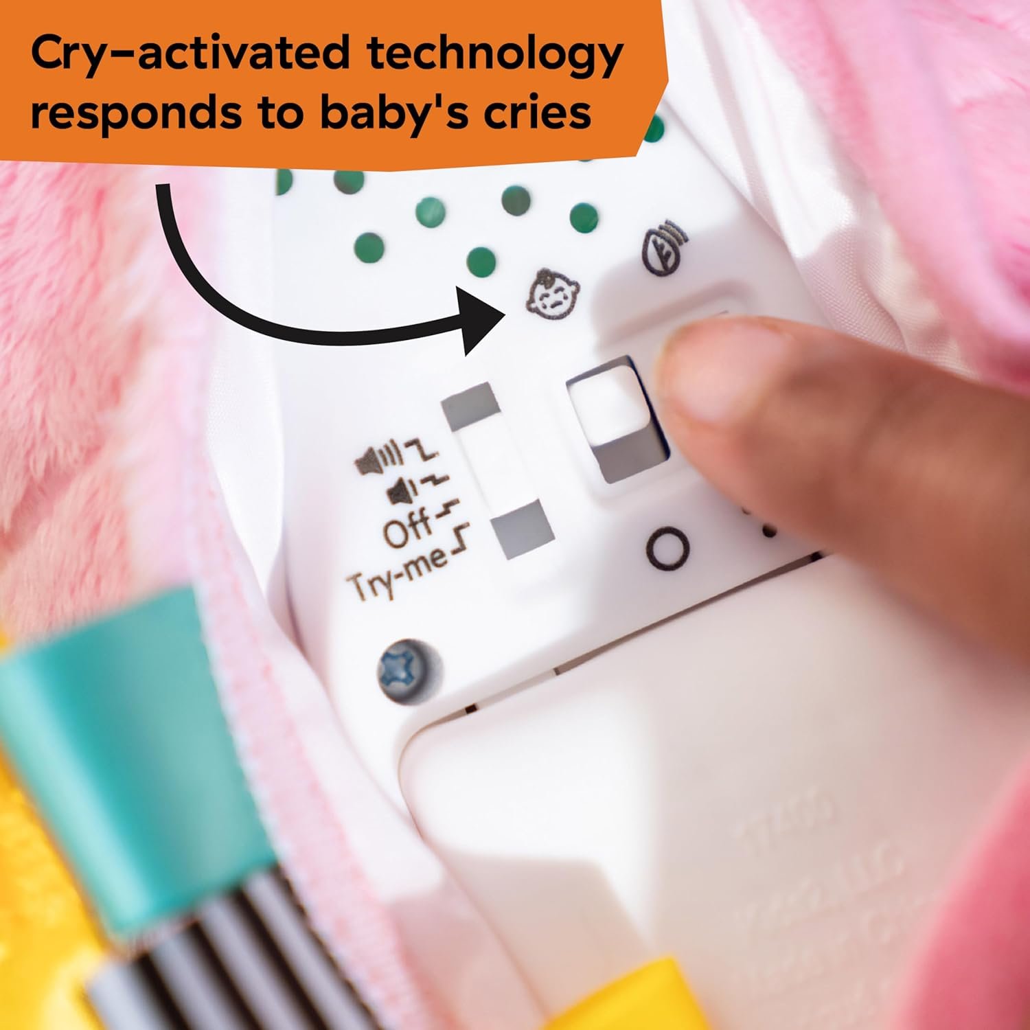 Baby Einstein Sea Dreams Seahorse Plush Soother Toy, with Music and Lights, Ages 0 Months and Up, Pink - Image 4