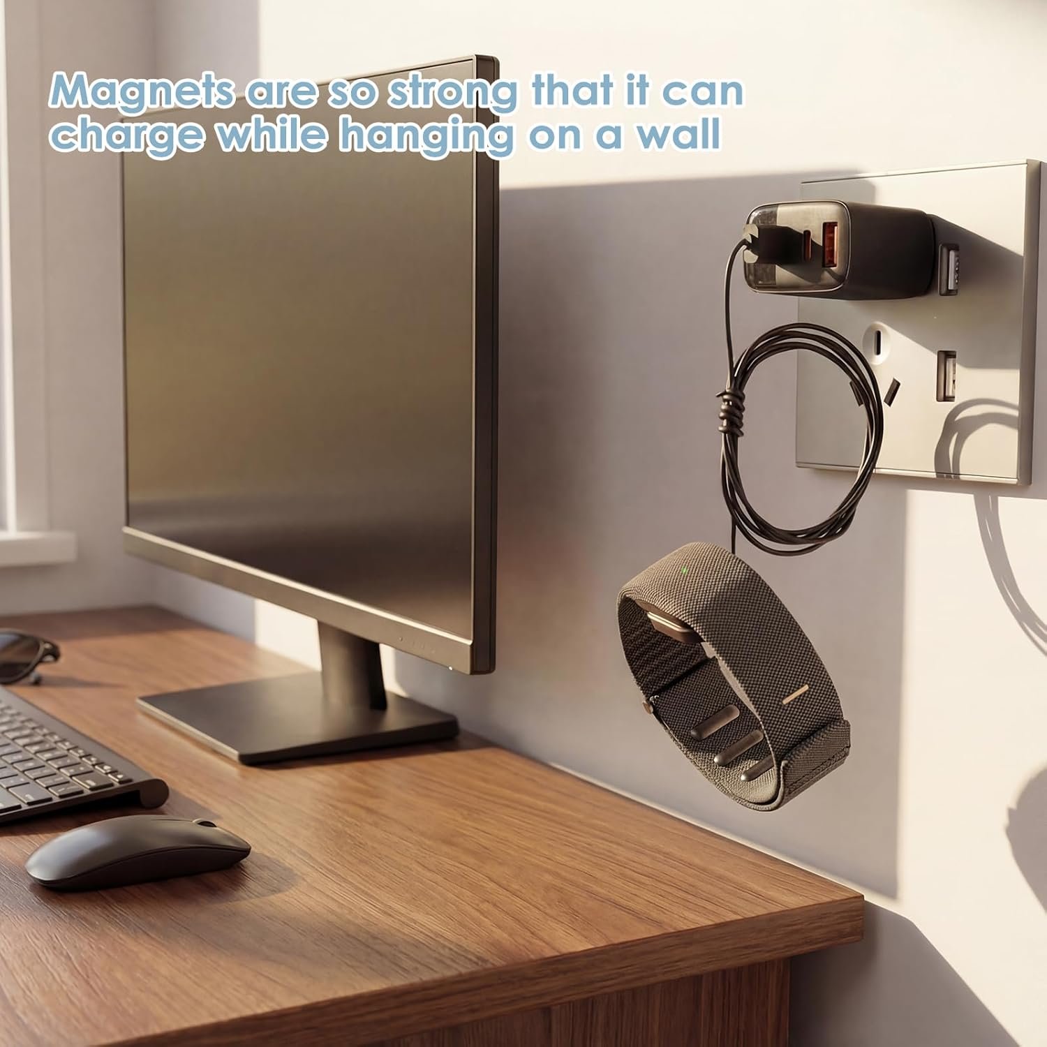 Charging Cable for RayBan Meta Display Neural Band Charger, Magnetic Fast Charger for Ray-Ban Meta Display Glasses Accessories, Portable Travel/Car/Phone/Laptop Charging Cable (Black) - Image 6