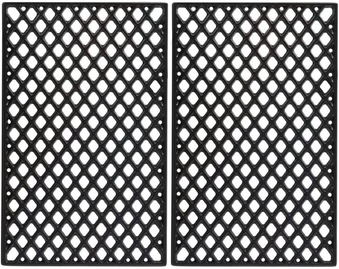 HDW195 Grill Grates Replacement Parts for Traeger Pellet Grill Parts Ironwood 650 Pro 575 Pro Series 22 Mesa 22 Eastwood 22 Smoker Grate Camp Chef Grill Parts Smoke Pro DLX 24 Cast Iron Cooking Grids
