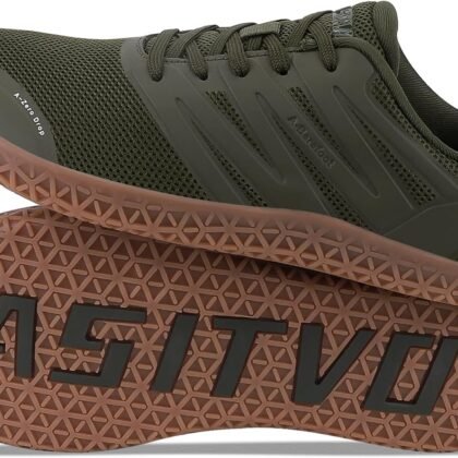 ASITVO Wide Men's Barefoot Zero Drop Sole Minimalist Width Toe Box Walking Shoes Sneakers TPU Toe No-Sew Upper